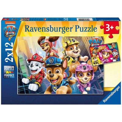 Ravensburger-05151 2 Puzzles - Pat'Patrouille