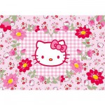  Ravensburger-05262 Puzzle Géant - Hello Kitty : Fleurs