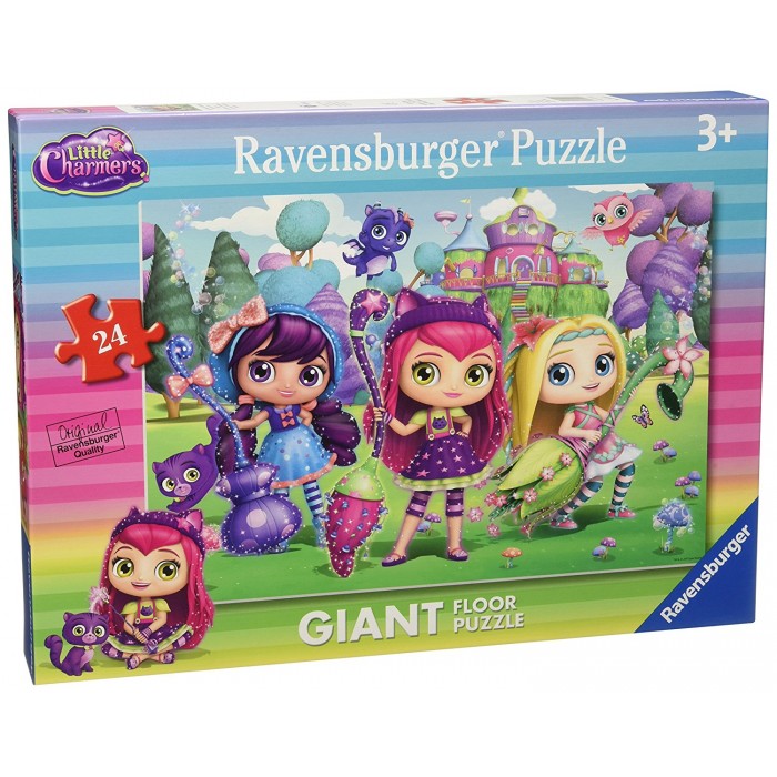  Ravensburger-05493 Puzzle Géant de Sol - Little Charmers