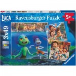  Ravensburger-05571 3 Puzzles - Disney Pixar - Luca