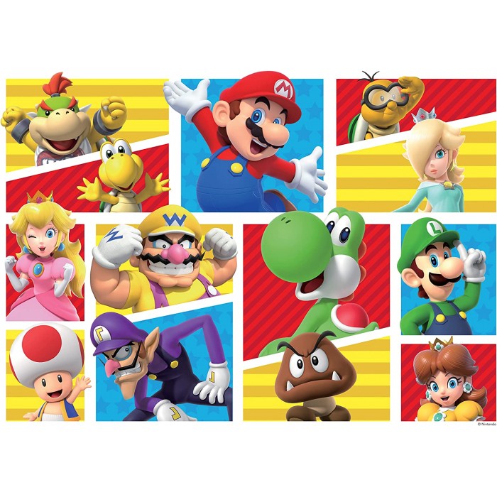  Ravensburger-05640 Puzzle Géant de Sol - Pièces XXL - Super Mario