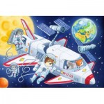  Ravensburger-05665 2 Puzzles - Voyage dans l'espace