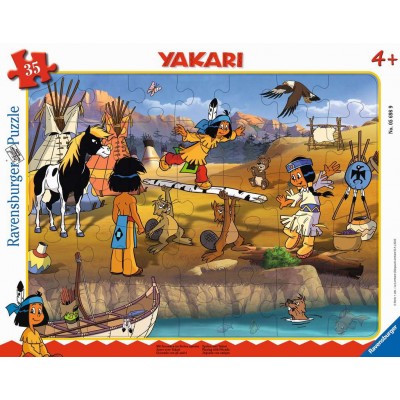 Puzzle Ravensburger-05698 Jouons avec Yakari