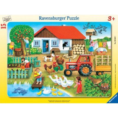 Ravensburger-06020 Puzzle Cadre - Ferme