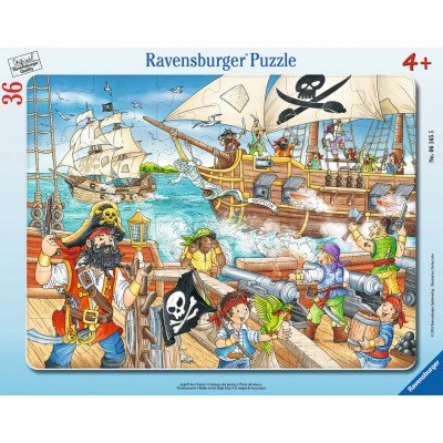 Ravensburger-06165 Puzzle Cadre - Pirates