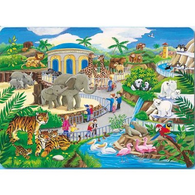 Puzzle Ravensburger-06661 Visite du zoo