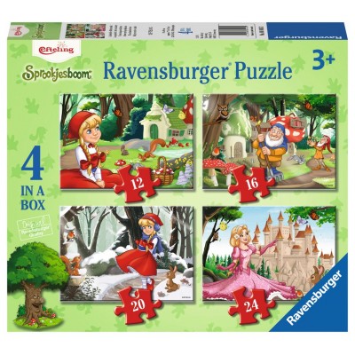 Ravensburger-06945 4 Puzzles - Contes et Légendes