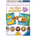  Ravensburger-07331 Puzzle 9 x 2 pièces : Adorables animaux