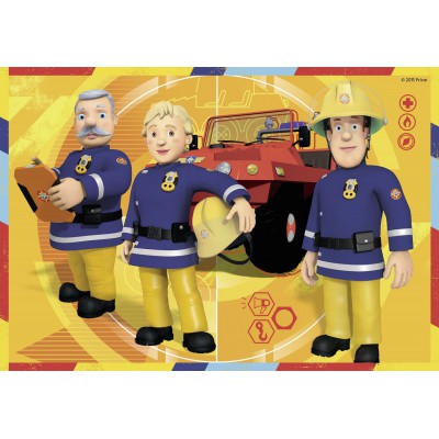 Ravensburger-07584 2 Puzzles - Fireman Sam