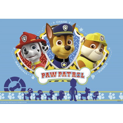 Ravensburger-07586 2 Puzzles - Pat' Patrouille