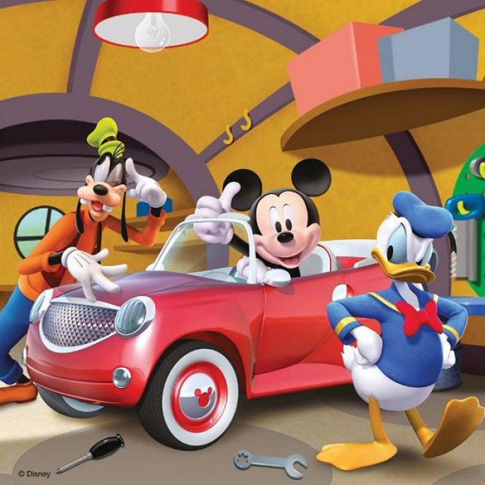 3 Puzzles - Tout le monde aime Mickey