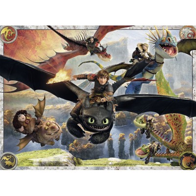 Puzzle Ravensburger-10015 Dragons