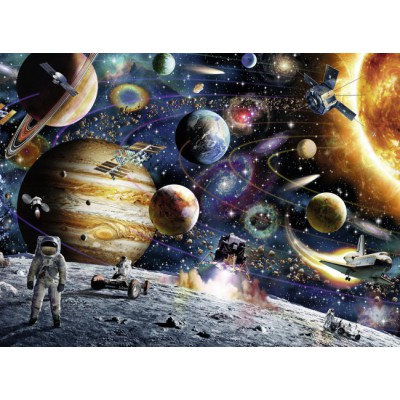 Puzzle Ravensburger-10016 Pièces XXL - Dans l'Espace