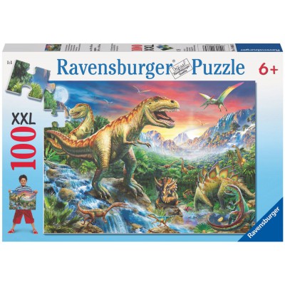 Puzzle Ravensburger-10665 Le Temps des Dinosaures