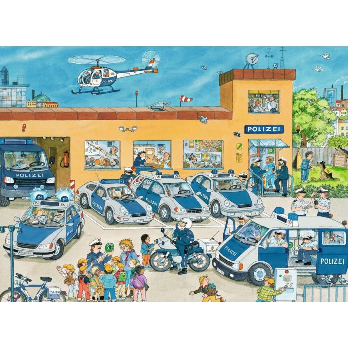 Puzzle Ravensburger-10867 Pièces XXL - Au Commissariat