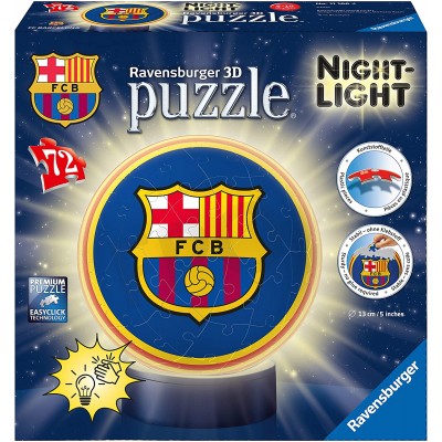 Ravensburger-11166 Puzzle Ball 3D avec Led - FC Barcelone