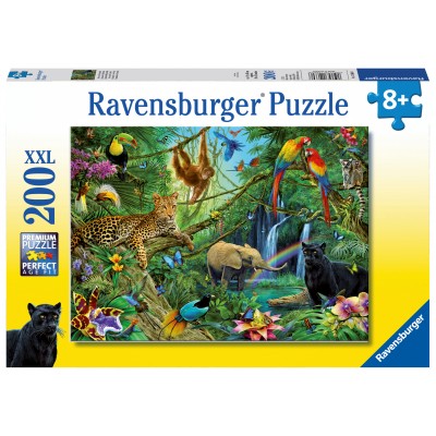 Puzzle Ravensburger-12660 Animaux de la jungle