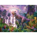 Puzzle  Ravensburger-12892 Pièces XXL - Pays des Dinosaures