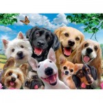 Puzzle  Ravensburger-13228 Pièces XXL - Delighted Dogs