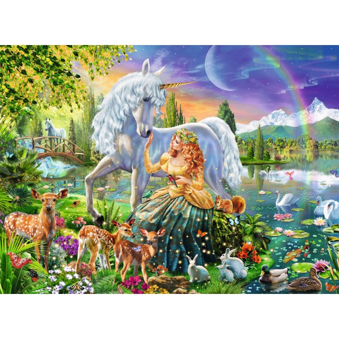 Puzzle  Ravensburger-13673 Star Line - Rencontre Magique