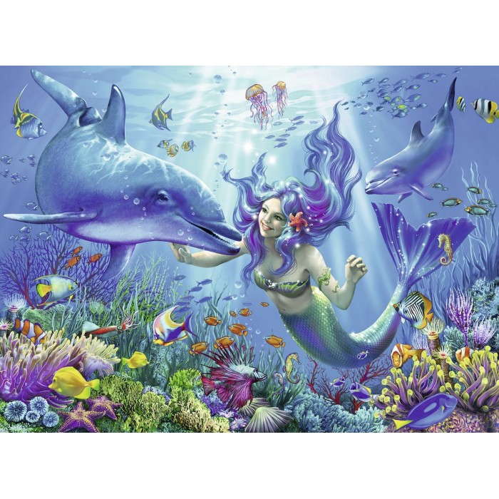 Puzzle  Ravensburger-13678 Star Line - Paradis Sous-marin