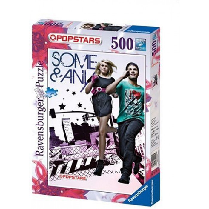 Puzzle  Ravensburger-14132 Popstars