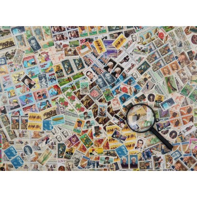 Puzzle Ravensburger-14805 Timbres-Poste
