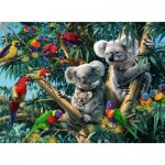 Puzzle  Ravensburger-14826 Koalas dans l'Arbre