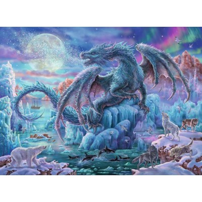 Puzzle Ravensburger-14839 Dragon de Glace