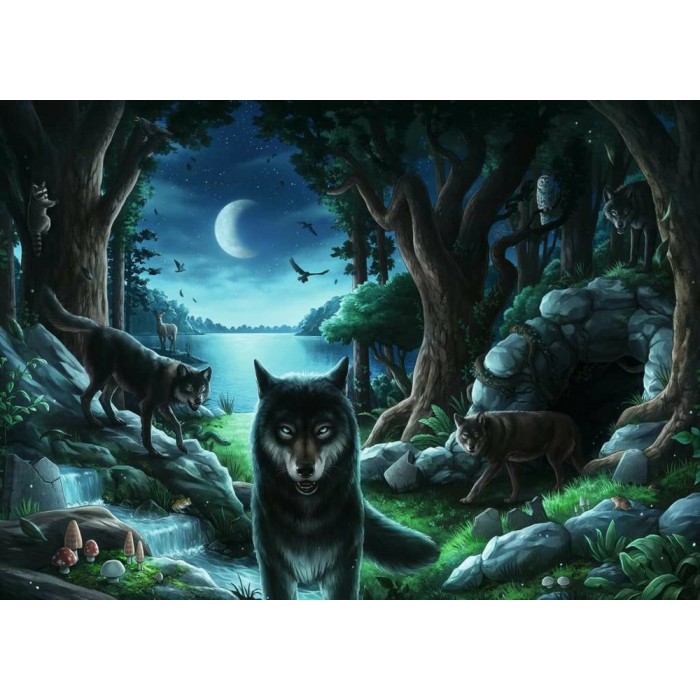 Ravensburger-15028 Exit Puzzle - Histoires de Loups