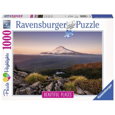 Puzzle Ravensburger-15157 Stratovolcan Mount Hood dans l'Oregon, États-Unis