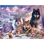 Puzzle  Ravensburger-16012 Loups dans la Neige