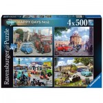  Ravensburger-16577 4 Puzzles - Happy Days Collection - Days Out