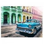 Puzzle  Ravensburger-16710 Kuba Autos