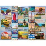 Puzzle  Ravensburger-16820 Coastal Collage