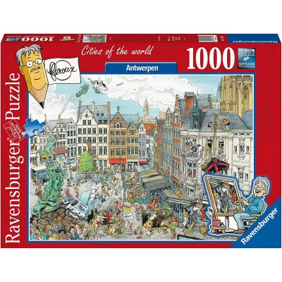 Puzzle Ravensburger-17144 Fleroux - Anvers