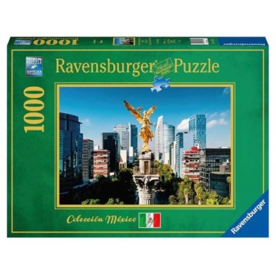 Puzzle Ravensburger-17345 Mexican City, El Ángel