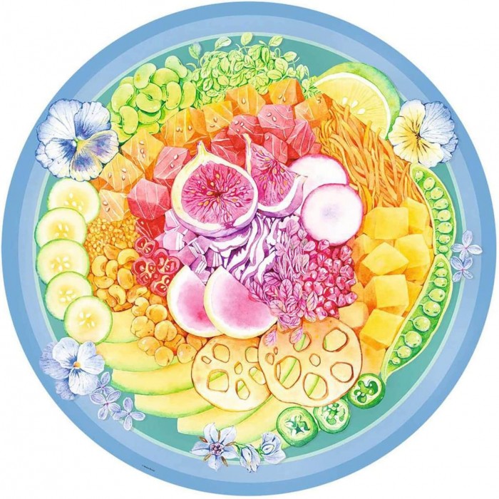 Puzzle  Ravensburger-17351 Circle of Colors - Poke bowl