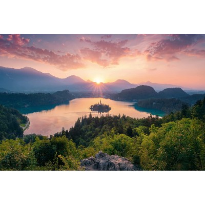 Puzzle Ravensburger-17445 Lac de Bled, Slovénie
