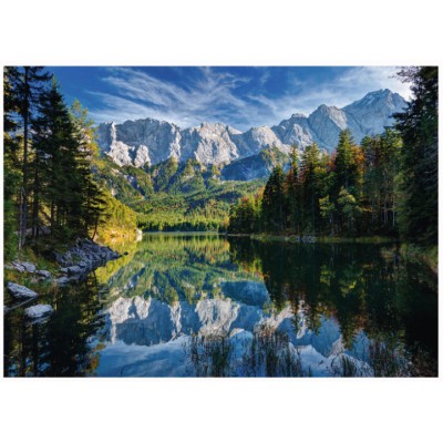 Puzzle Ravensburger-19367 Allemagne, Lac Eibsee