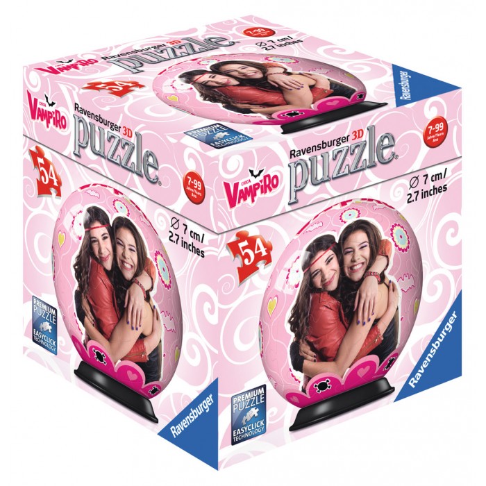 Ravensburger-79784-03 Puzzle 3D - Chica Vampiro