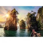 Puzzle   Nature Edition No 15 - Three Rocks in Cheow, Thailand