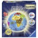 Puzzle 3D avec Led - Globe Mappemonde