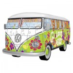   Puzzle 3D - Volkswagen T1 - Hippie Style