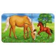 Puzzle 9 x 2 pièces : Adorables animaux