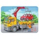 Puzzle Cadre - 4 Puzzles - Mes véhicules d'urgence