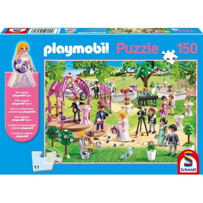 Puzzle Schmidt-Spiele-56271 Playmobil - Mariage