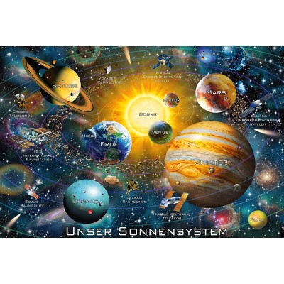 Puzzle Schmidt-Spiele-56308 Unser Sonnensystem (en Allemand)