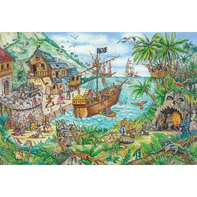 Puzzle Schmidt-Spiele-56330 Bateau Pirate
