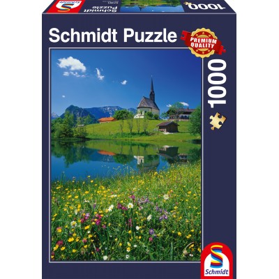 Puzzle Schmidt-Spiele-57391 Église Saint-Nicolas